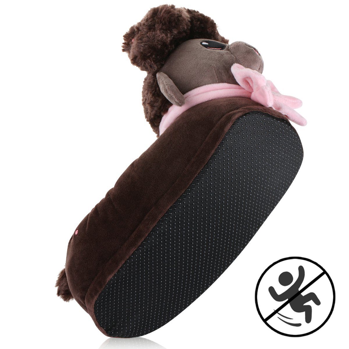 Corimori Tier Pantoffeln für Kinder Einheitsgröße 25-33,5 cm Plüsch Hausschuhe Kater, Löwe, Schaf, Hund, Frosch, Teddy, Bär, Hamster, Igel, Pferd