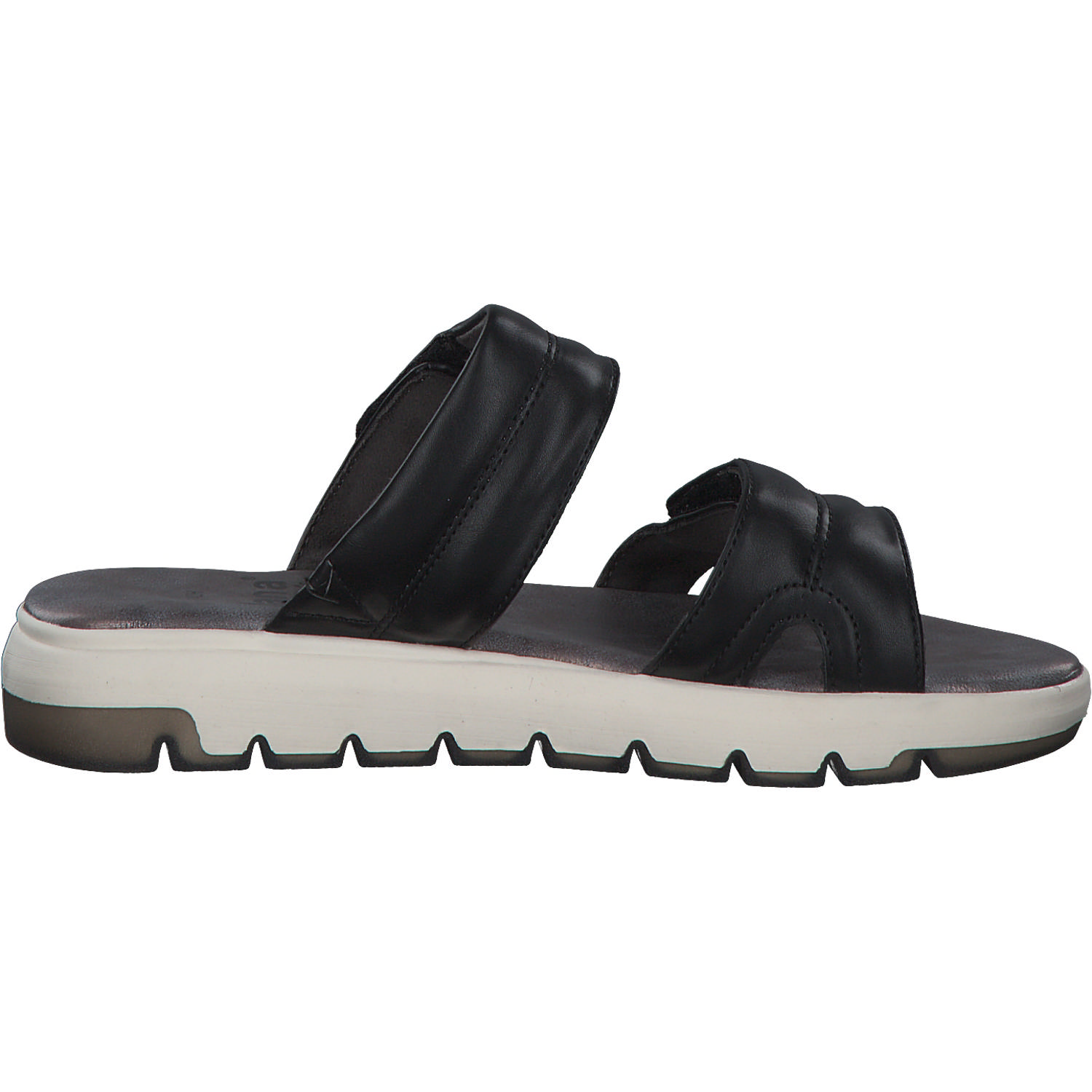Jana Shoes 27261, Plateau-Pantoletten, Damen, black