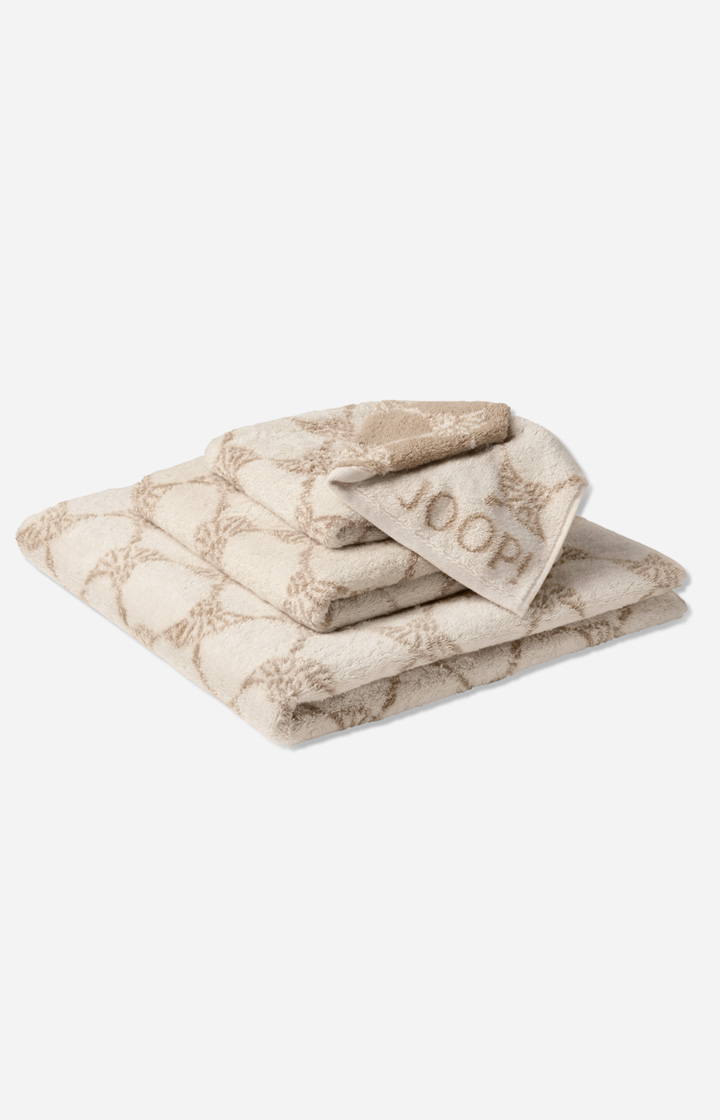 Handtuch JOOP! CLASSIC CORNFLOWER in Creme  - im JOOP!