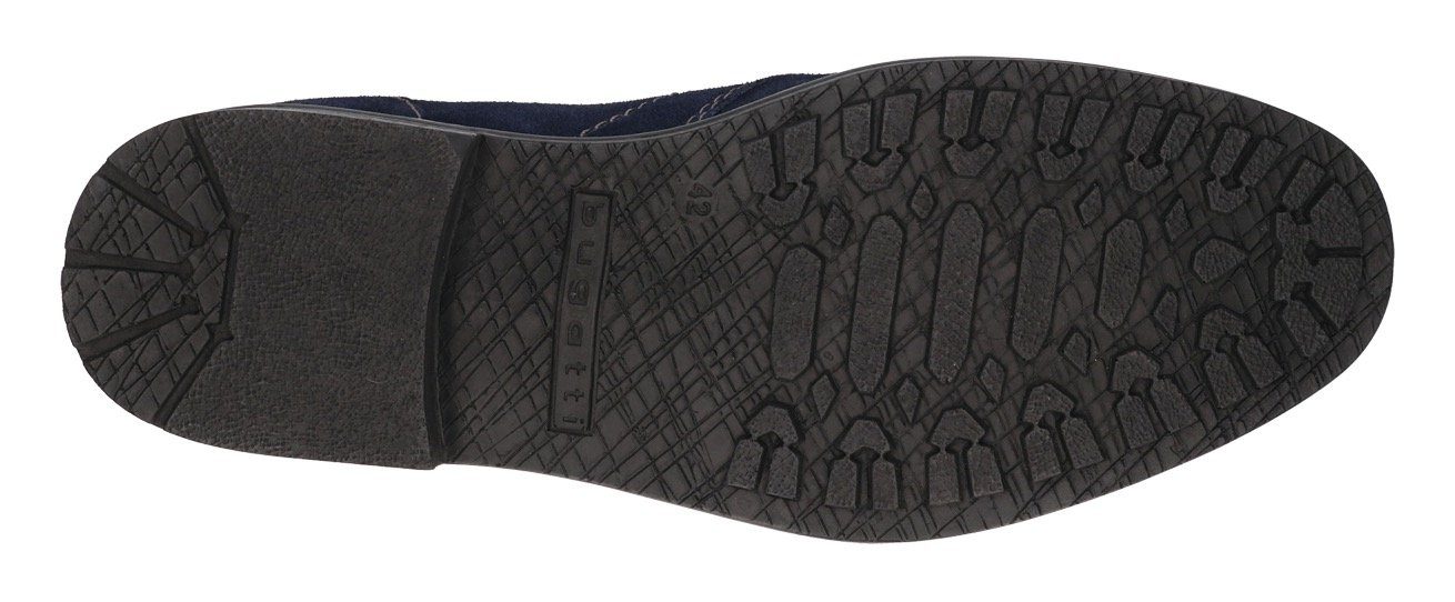 bugatti Schnürschuh mit Ziernähten, in Weite G