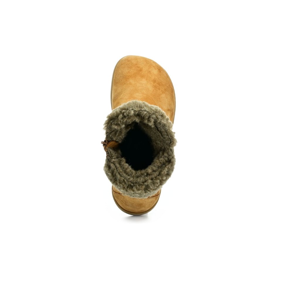 Shapen Fluffy 2.0 Brown Winterbarfußschuhe