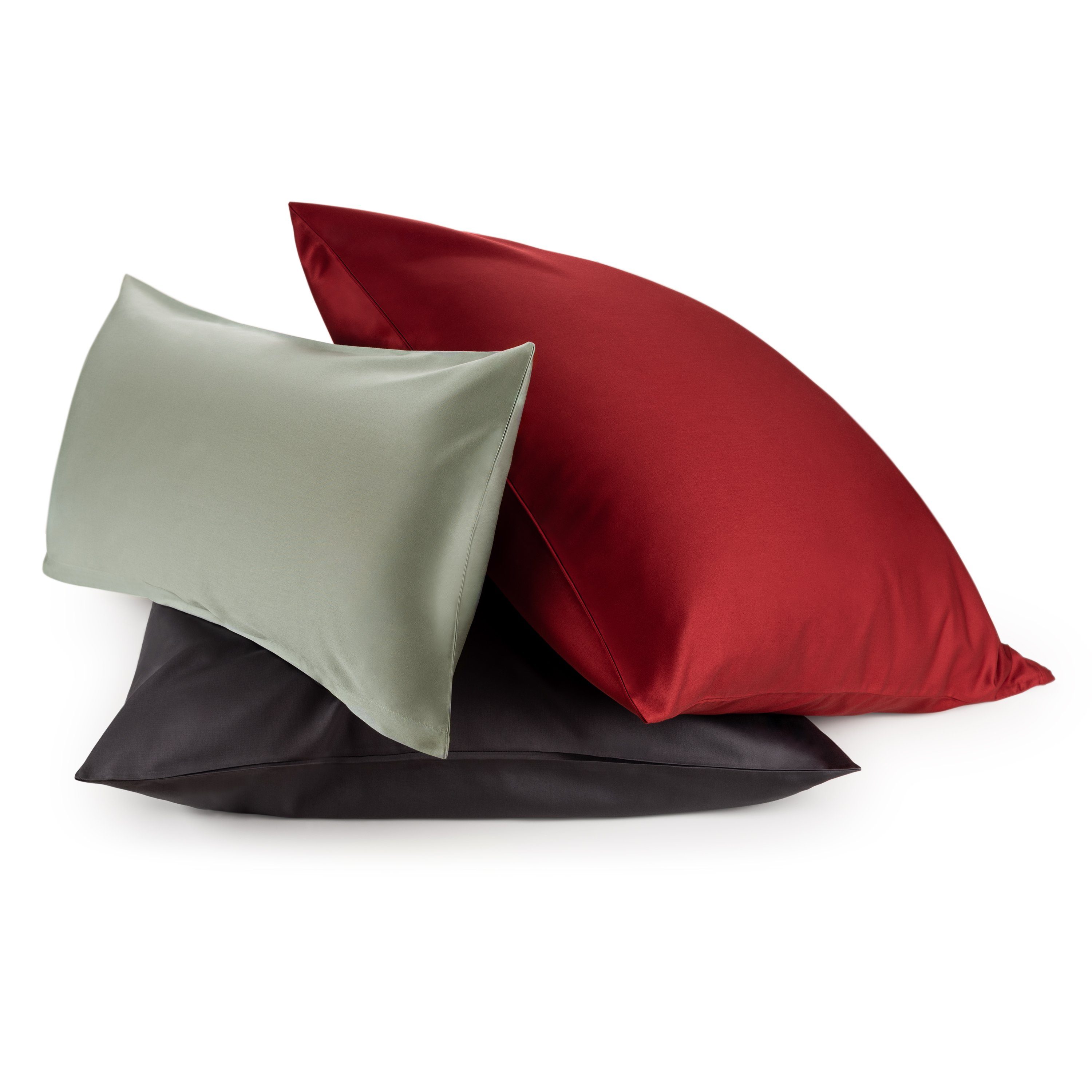 Bettwäsche Premium Mako Satin Baumwolle Bettwäsche Set mit Kissenbezug, Blumtal, Mako-Satin, 2 teilig, Superweiches Bettbezug Set mit edler Glanz Optik
