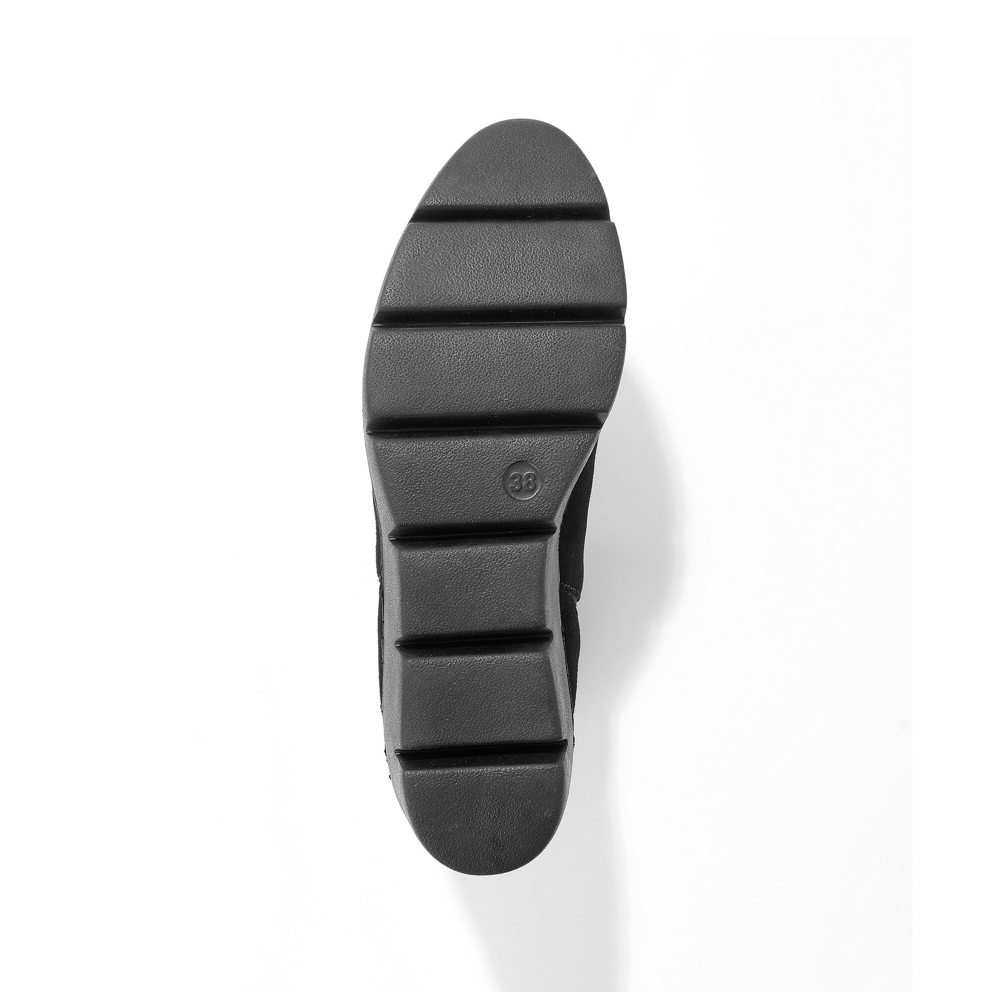Boots compensées cuir souple certifié LWG