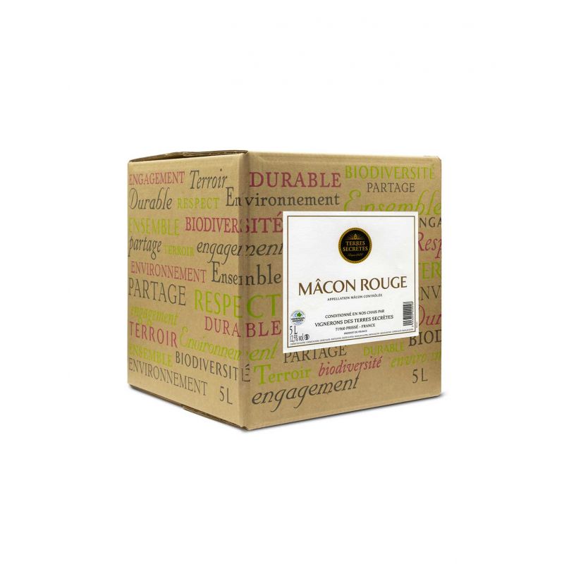 Vignerons Des Terres Secrètes Rouge 5 L