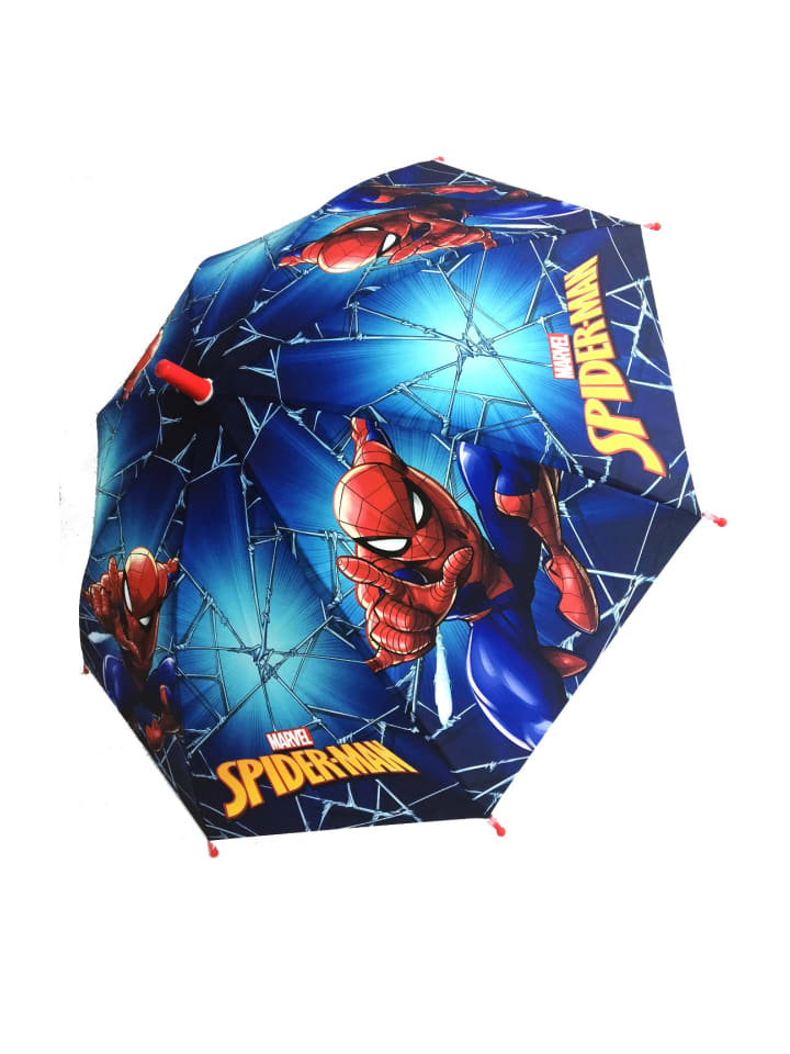 Spiderman Regenschirm in Blau günstig kaufen onesize