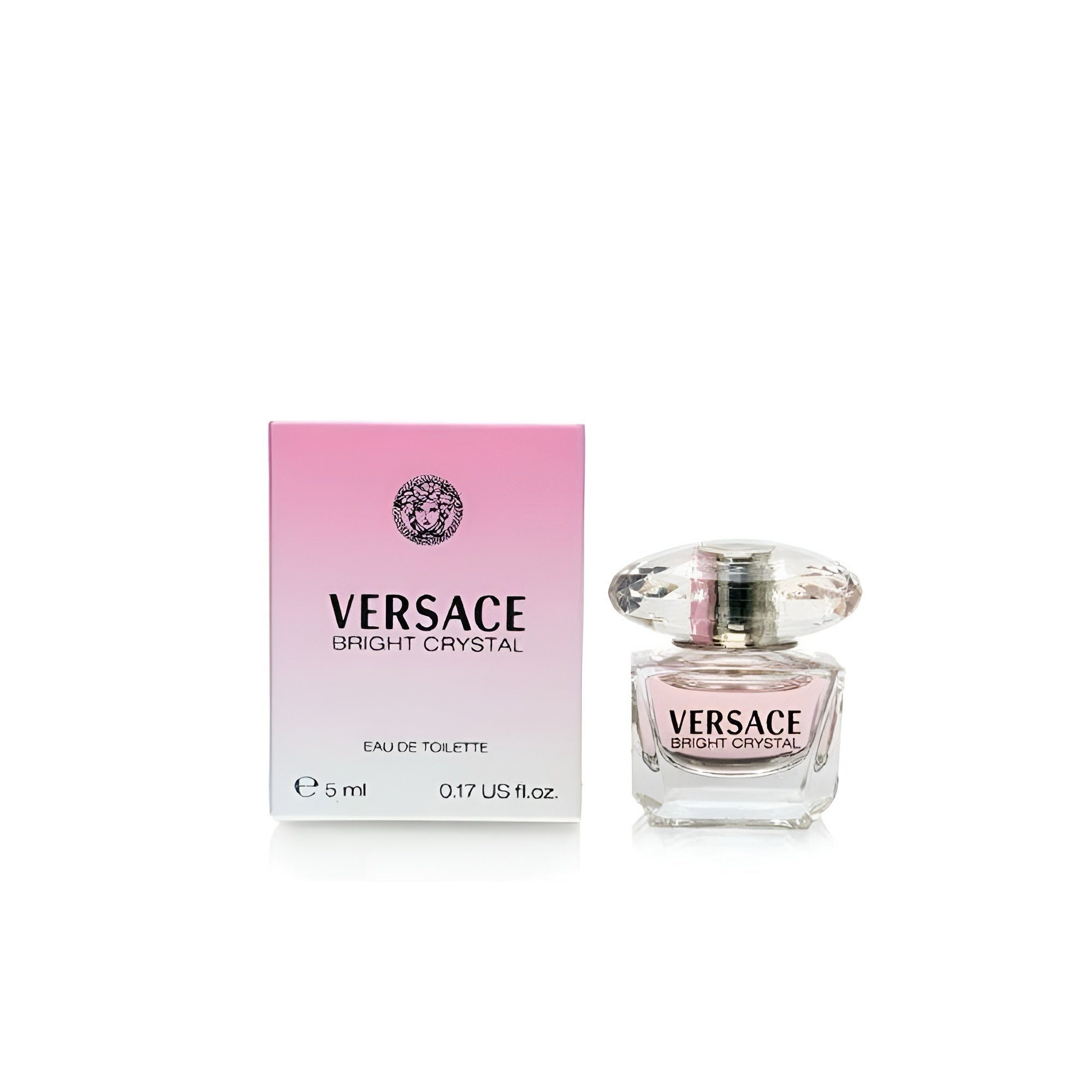 Versace Eau de Parfum Geschenke, Sets, Bright Crystal Miniaturen Woman Mini-Set 4 x 5 ml, 4-tlg., Luxusdüfte, Damenparfum, Duftset, Miniaturen, Dylan Blue