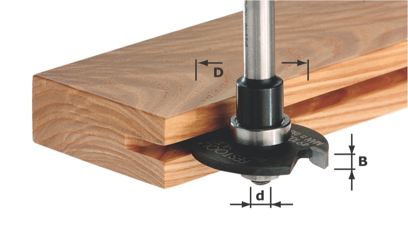 Accesorios Festool 491040 Fresa de ranuras para discos HW D40x2