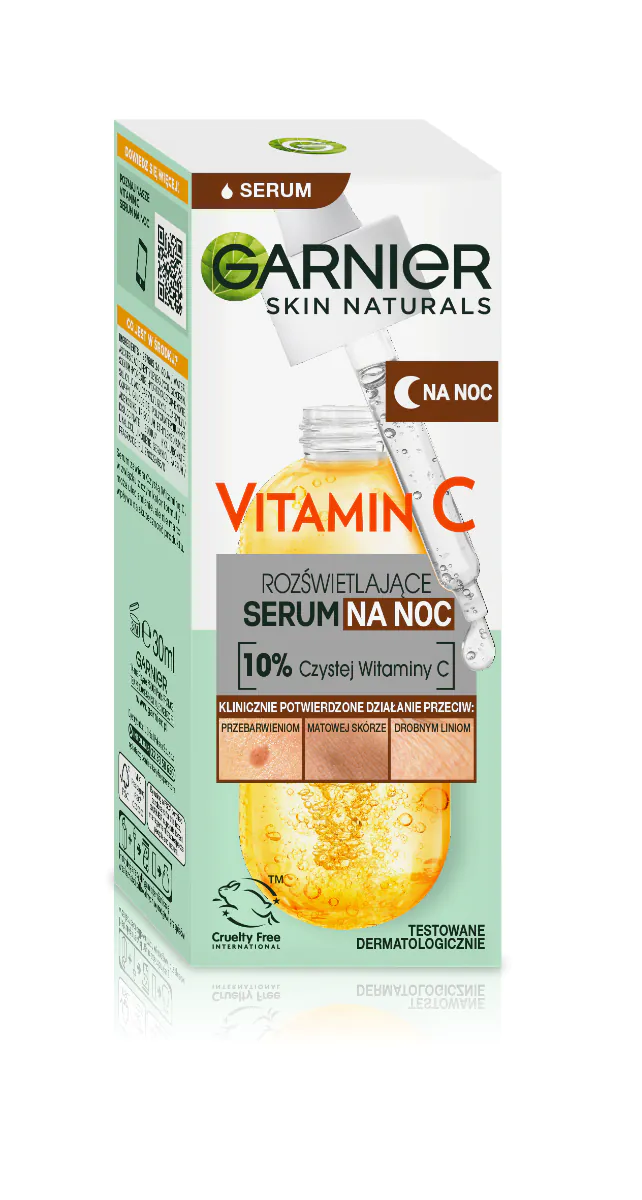 „Garnier Skin Naturals“ vitamino C šviesinantis naktinis serumas