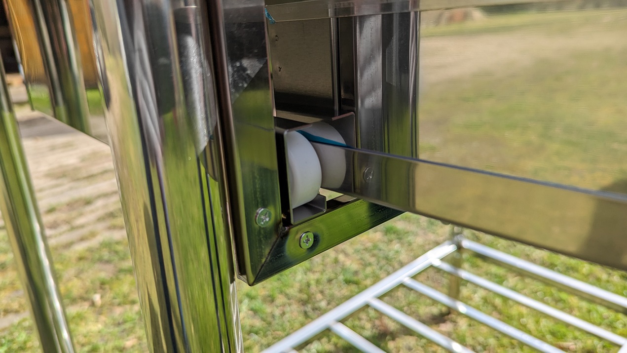 Lemodo Arbeitstisch aus Edelstahl für Outdoorküche