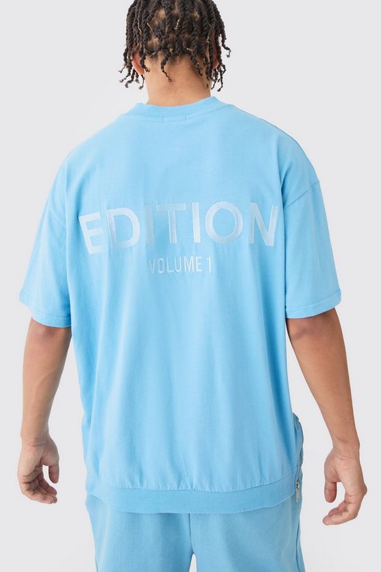 Oversize Edition T-Shirt mit Reißverschluss