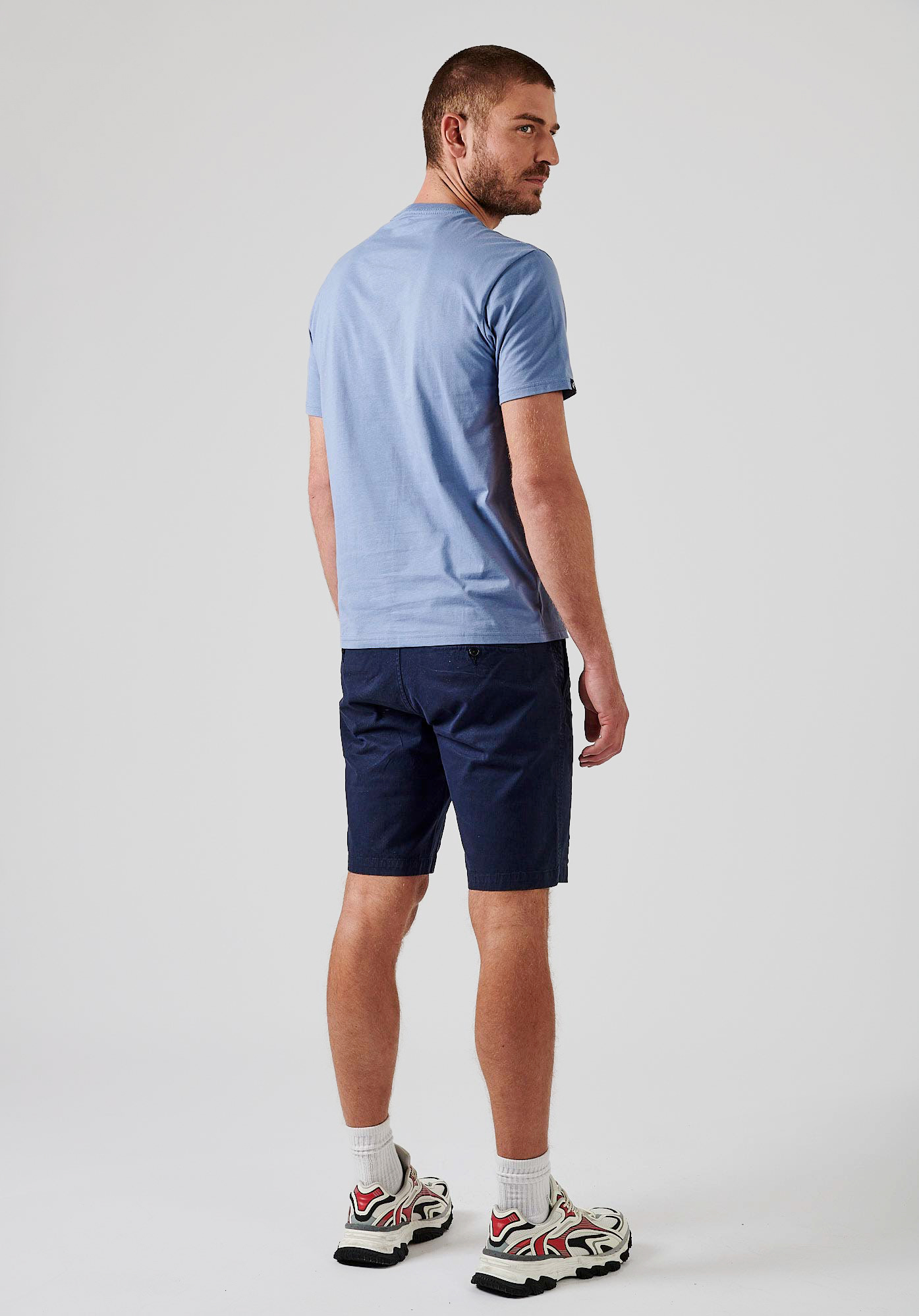 LERES  T-shirt bleu Homme en 100% coton bio
