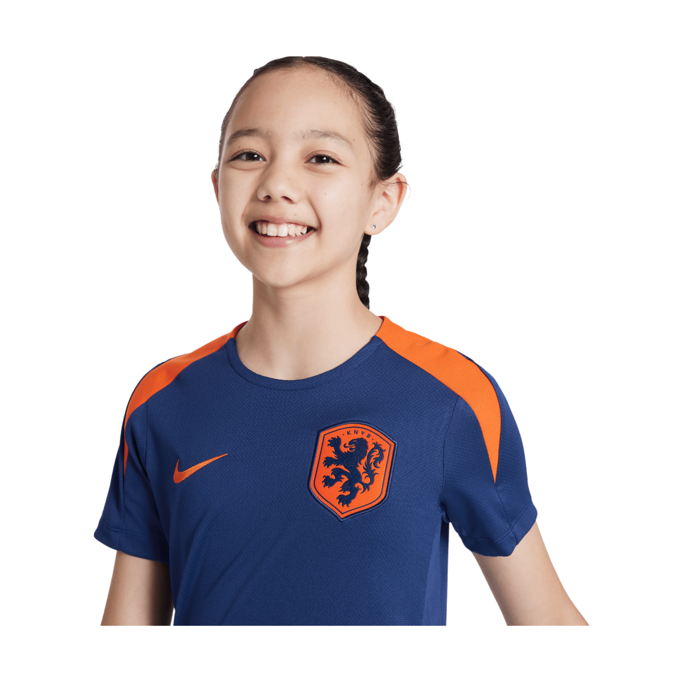 Nike Niederlande Trainingsshirt EM 2024 Kids Blau F455