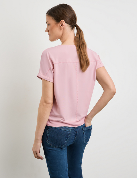 Blusenshirt mit Bindedetail