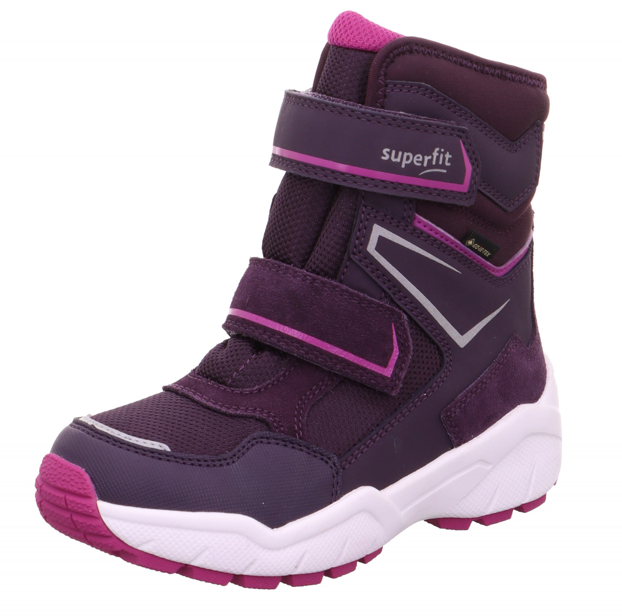 CULUSUK 2.0 - Lila/Pink Boots mit Klettverschluss