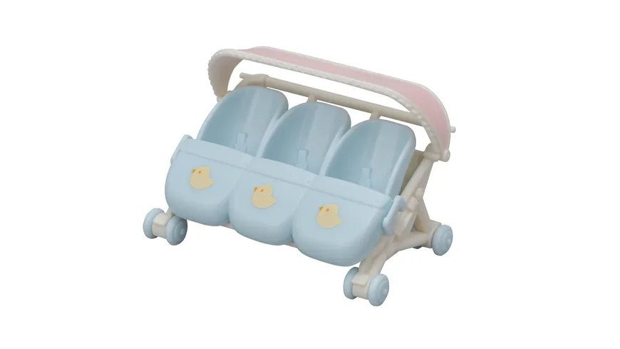 Sylvanian Families - Drillings-Kinderwagen