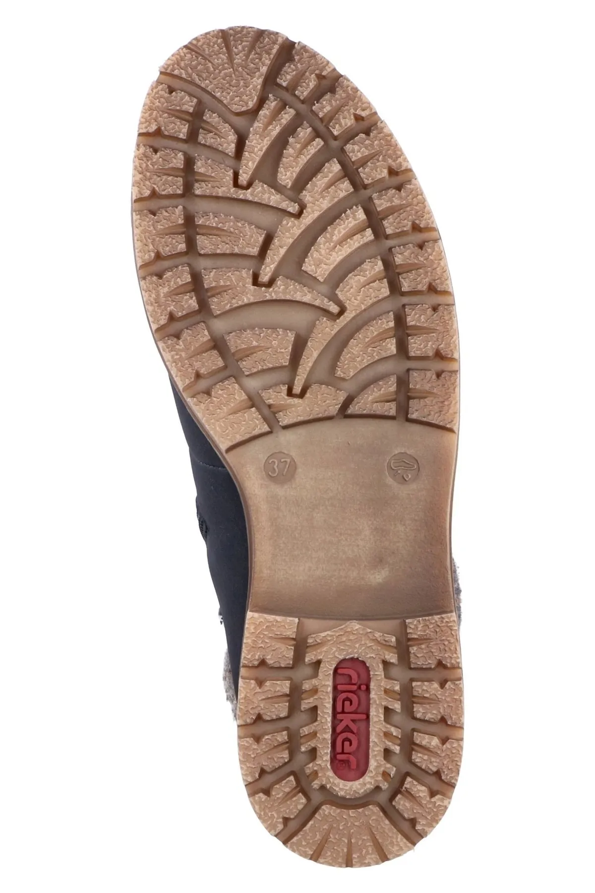 Rieker  Stiefelette - Blau - Blockabsatz