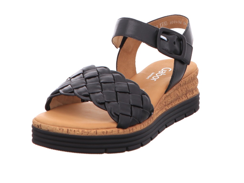 GABOR Klassische Sandalen schwarz