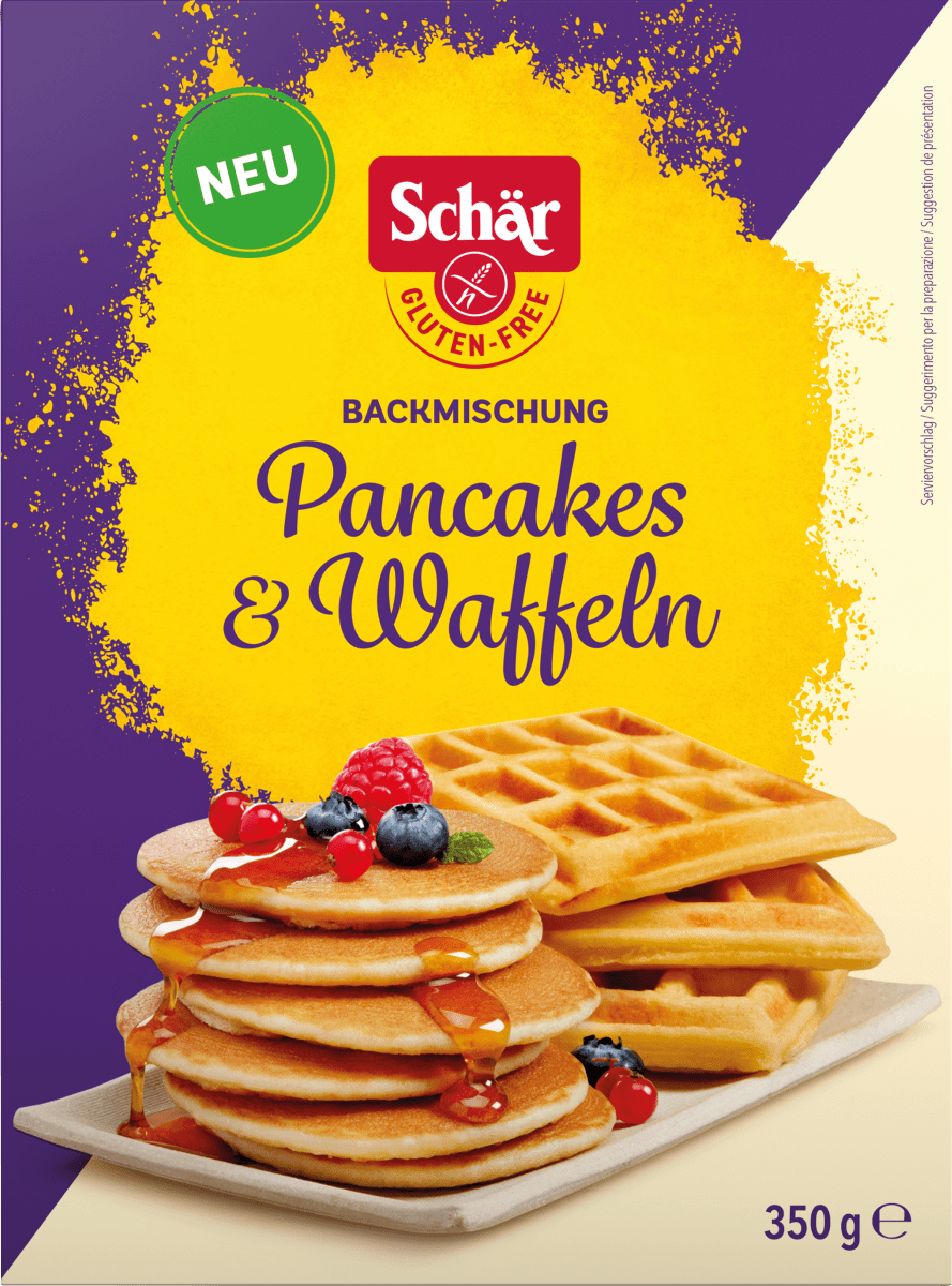 Backmischung Pancakes & Waffeln, glutenfrei, 350 g
