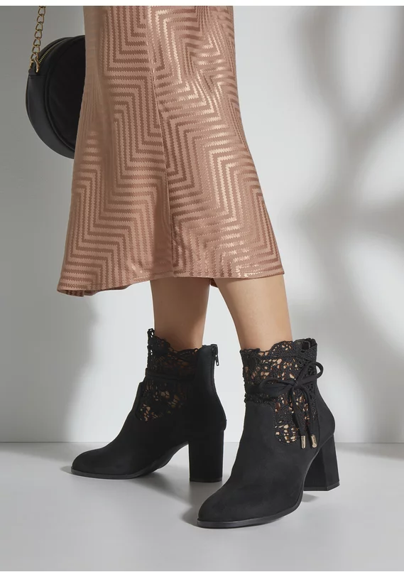 High-Heel-Stiefelette