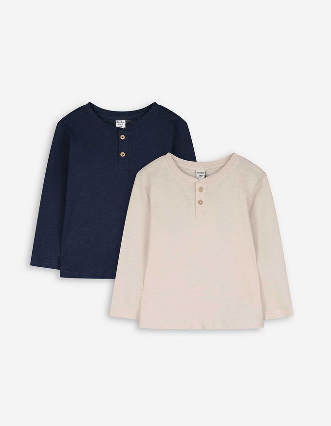 Langarmshirt - 2er-Pack