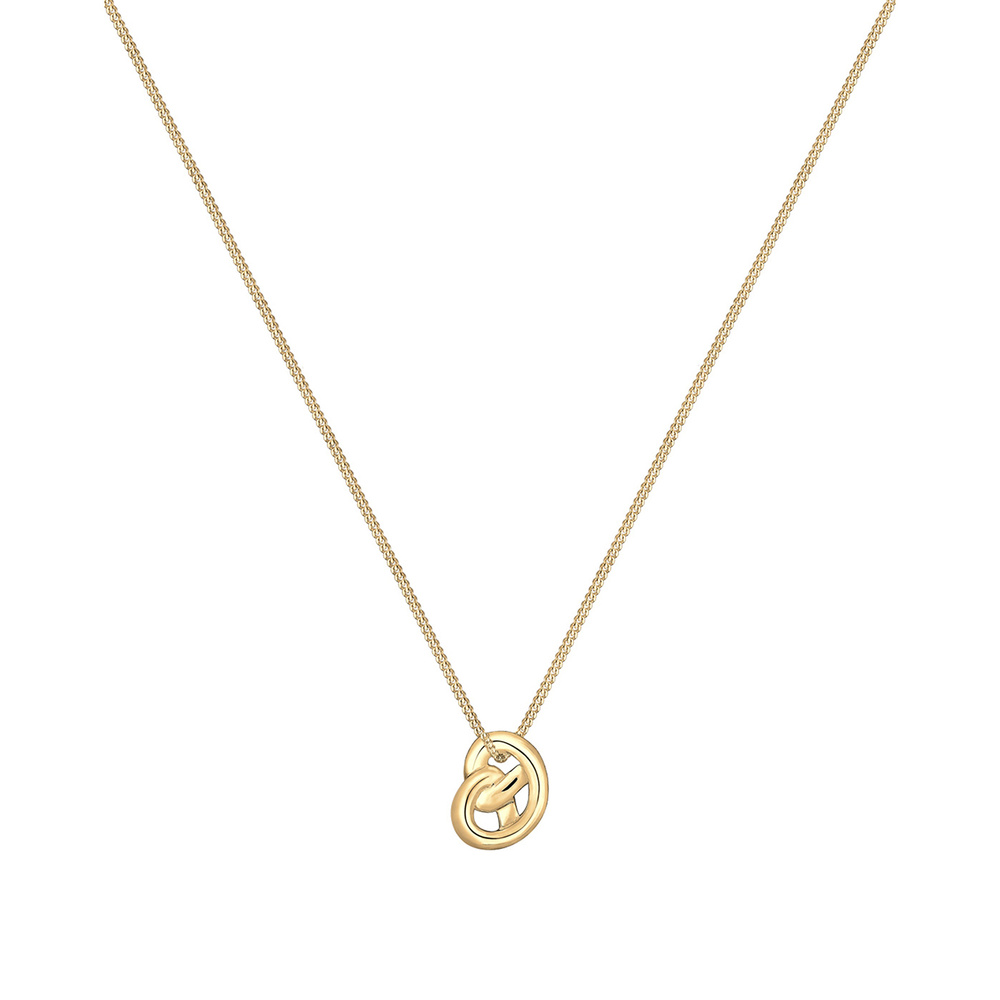 Elli Elli Collier Femme Bretzel - (925/1000) Argent Bijoux
