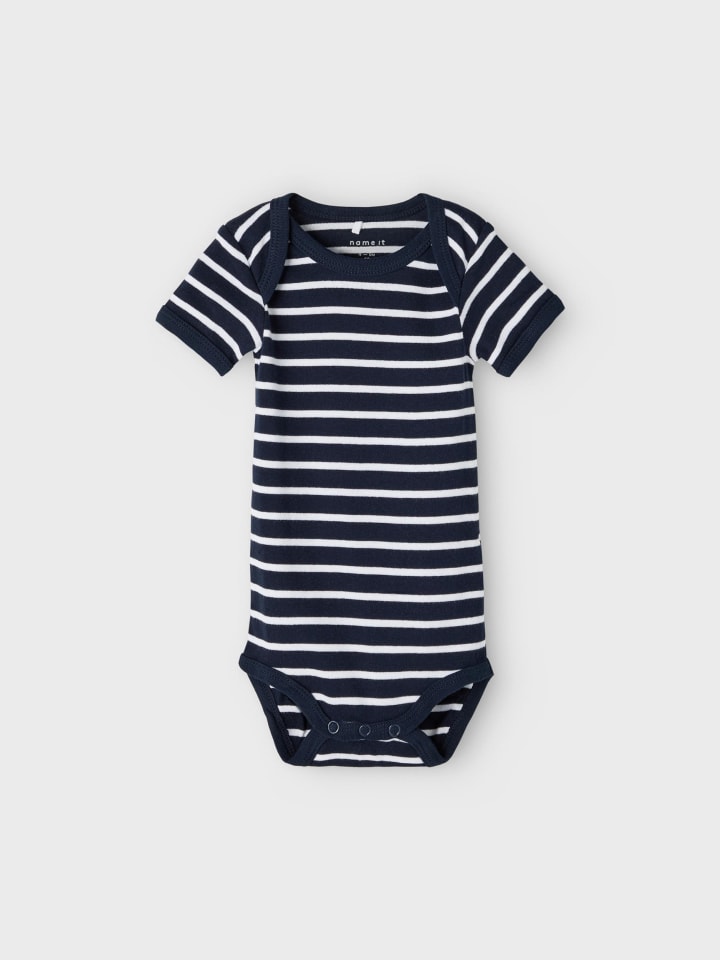 name it Jungen Baby-Bodys im 3er-Pack Auto Motiv in Blau günstig kaufen