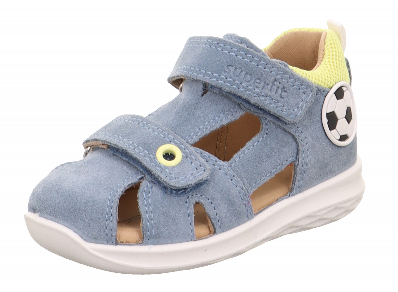 BUMBLEBEE - Blau/GelbSandale mit Klettverschluss