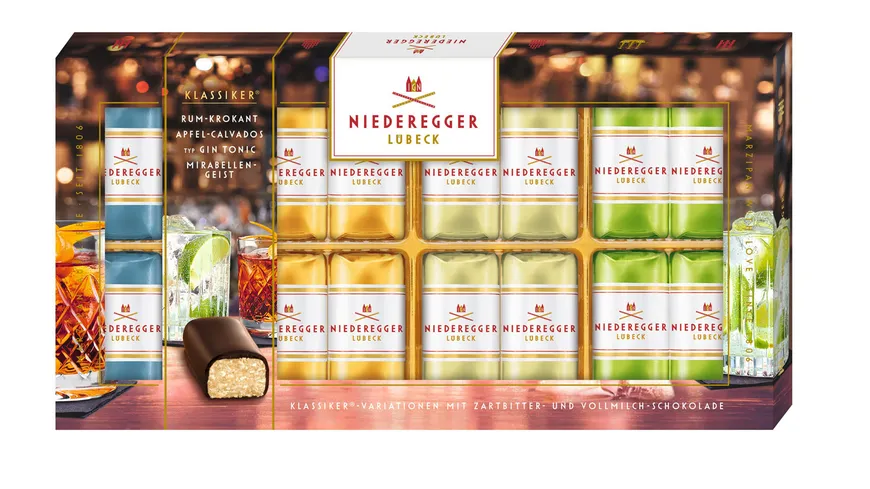 Niederegger Marzipan Klassiker®-Variationen alkoholisch 200 g