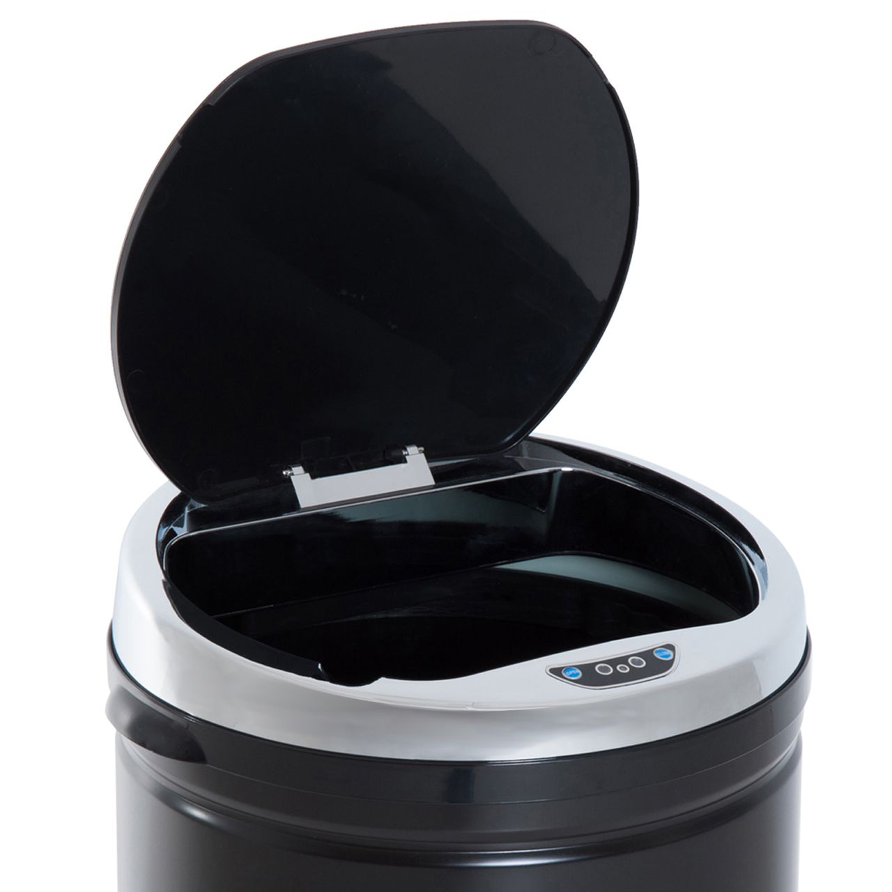 HOMCOM Automatischer Abfalleimer 50L Rostfreier Kücheneimer für Wohnzimmer