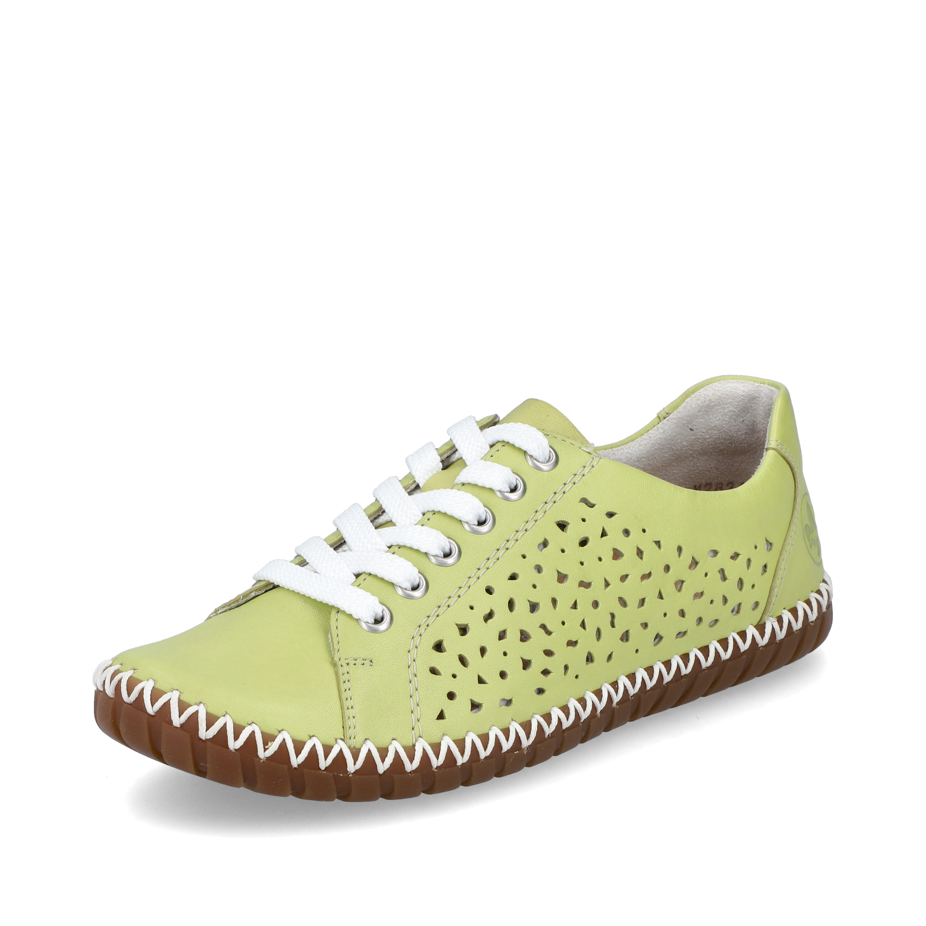 Rieker Damen Schnürschuhe hellgrün