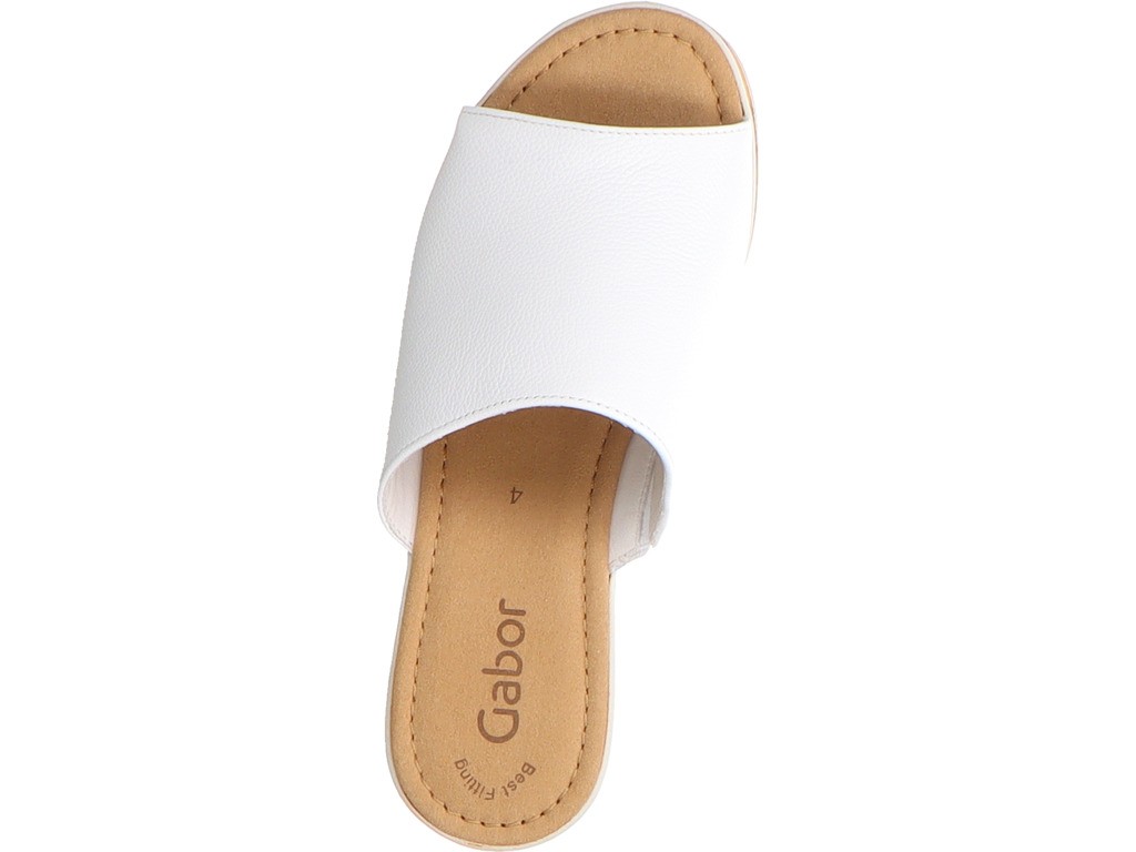 GABOR Klassische Sandalen weiss