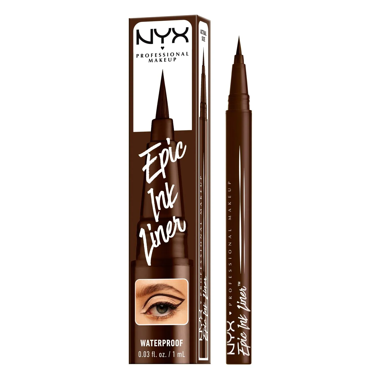 NYX Epic Ink Liner Eyeliner Mælkechokolade