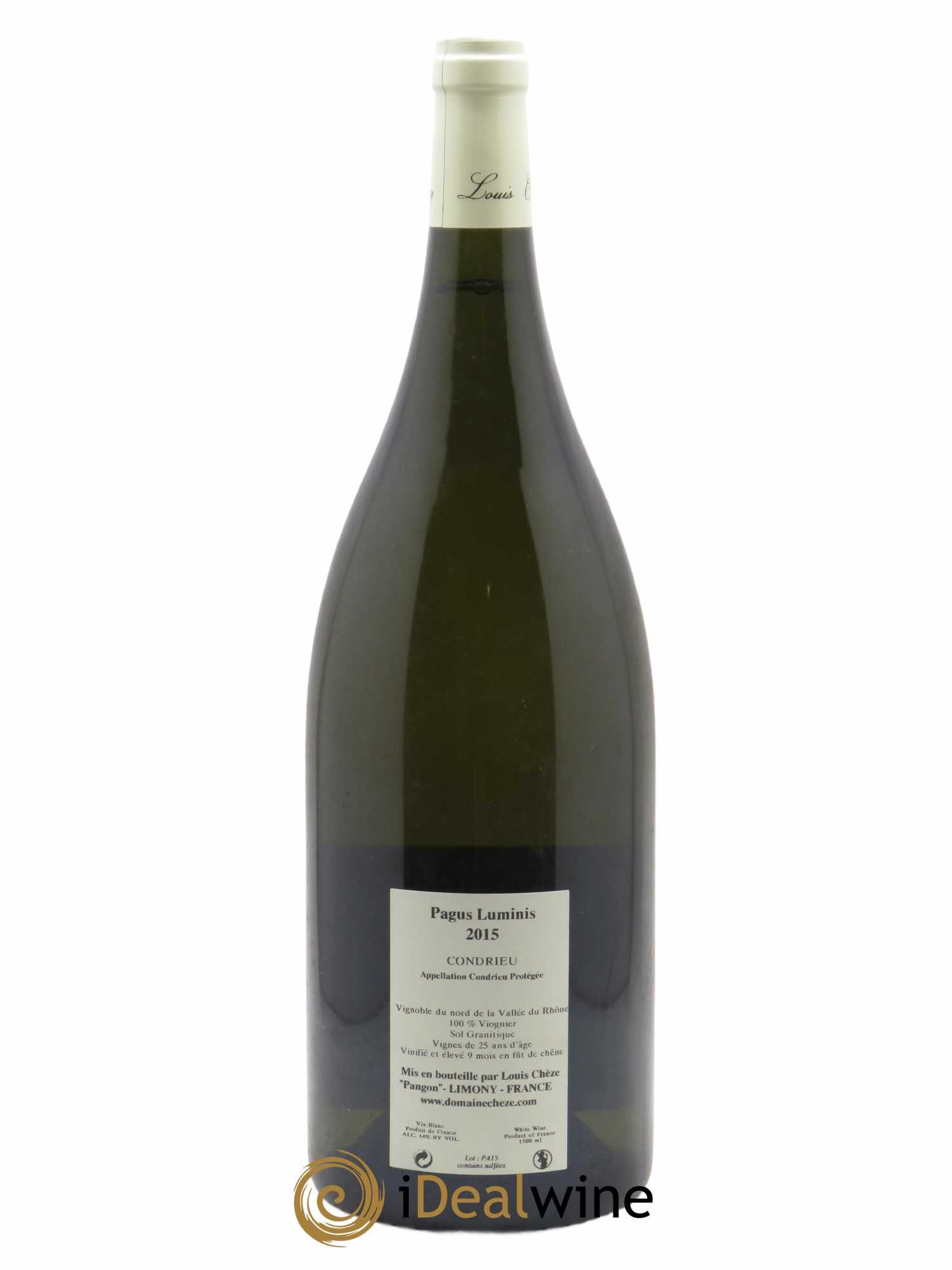 Condrieu Pagus Luminis Louis Cheze (Domaine)  2015 - Lot de 1 Magnum