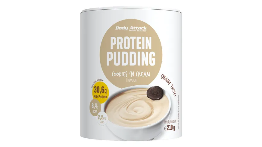 Body Attack Protein Pudding Cookies 'n Cream 210 g