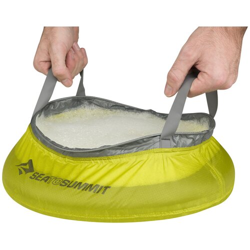 CAMPING ZUBEHÖR ULTRA-SIL KITCHEN SINK 10 LITER LIME / GREY