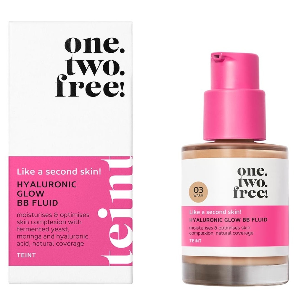 one.two.free! Hyaluronic Glow BB Fluid 30ml Fluide hydratant teinté