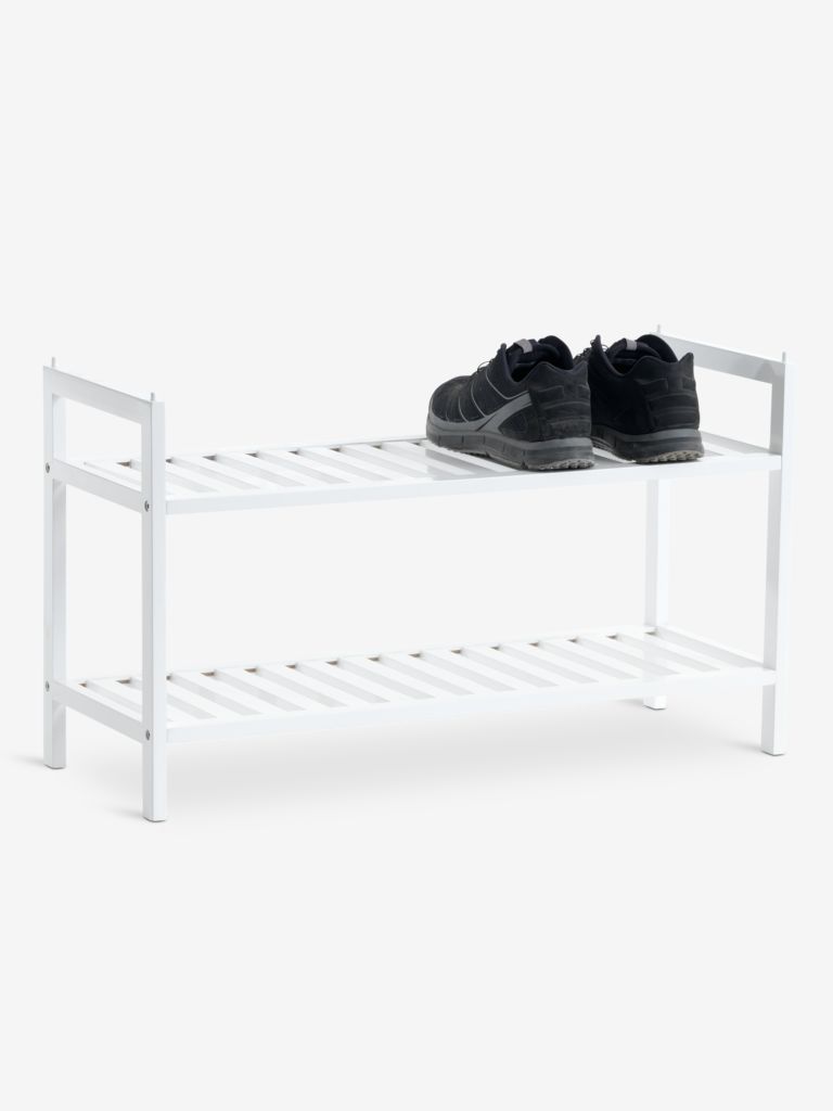 UGGERBY UGGERBY Schuhregal mit 2 Ablagen, Weiß