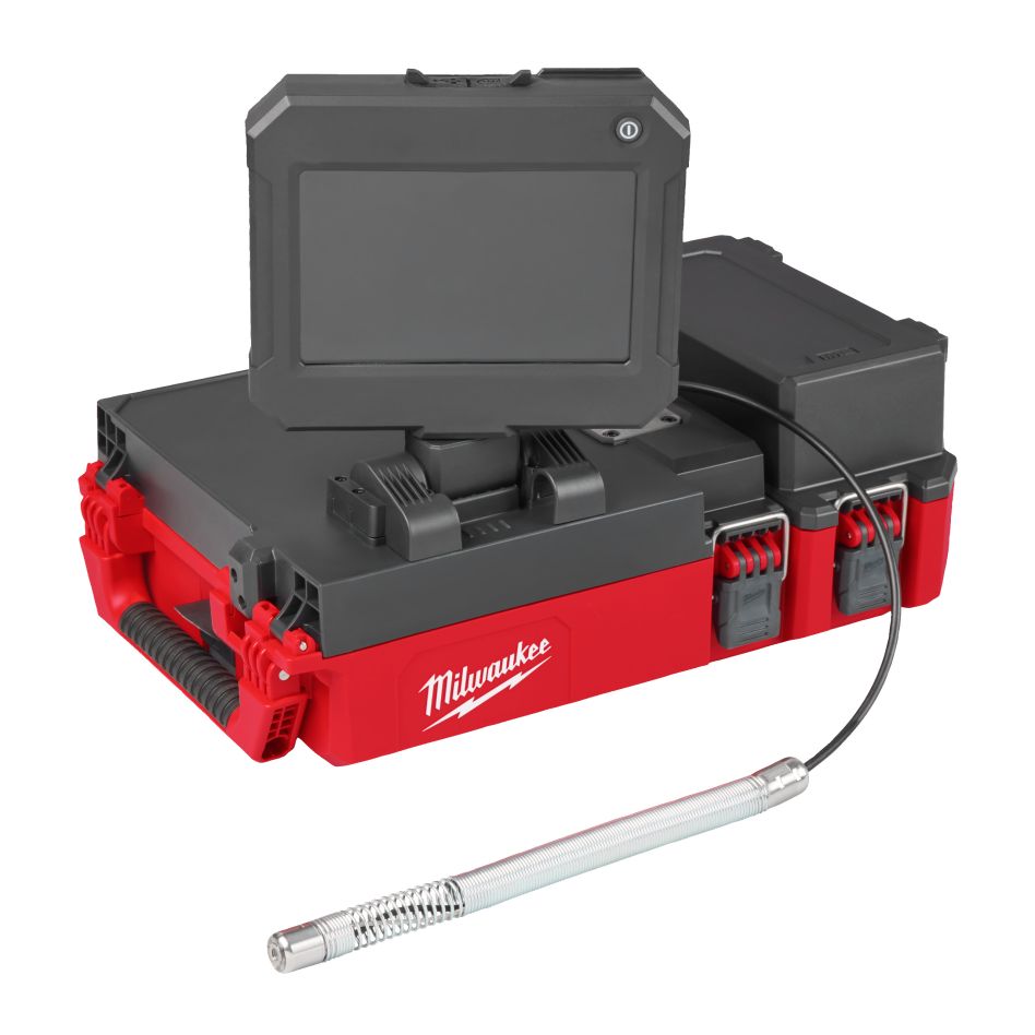 Milwaukee 4933498371 M12 PACKOUT Kamera inspekcyjna do kanalizacji akumulatorowa 23 m 18 mm Kamera HD bez akumulatora i ładowarki w pudełku