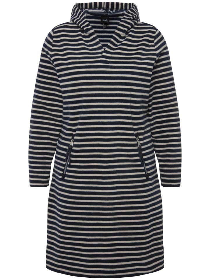 Ulla Popken Midikleid in marine günstig kaufen
