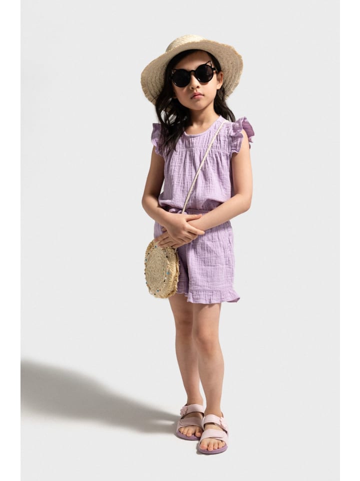 Coccodrillo Musselinbluse  in violett günstig kaufen