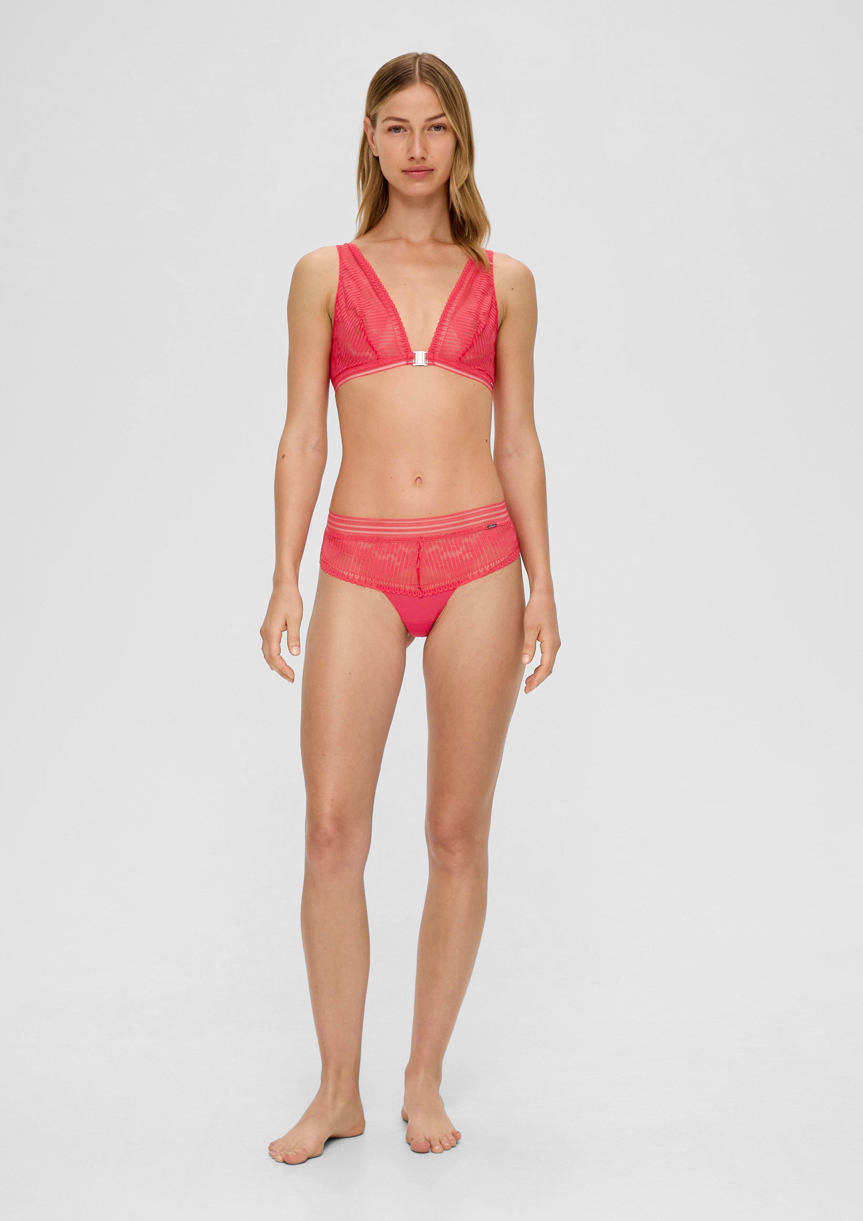 Bralette aus Jacquard-Spitze  6008700-4661
