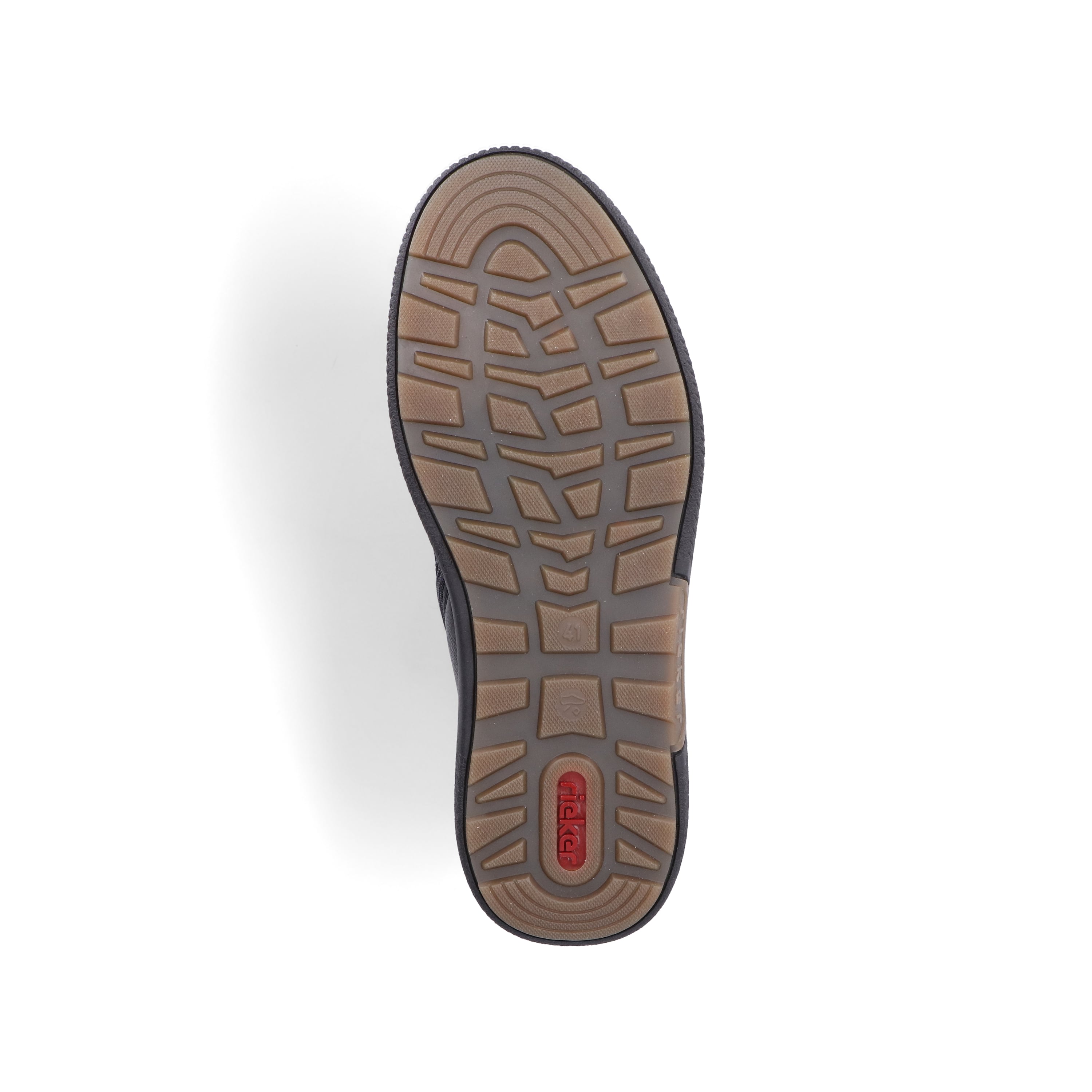 Rieker Herren Schnürstiefel nachtschwarz