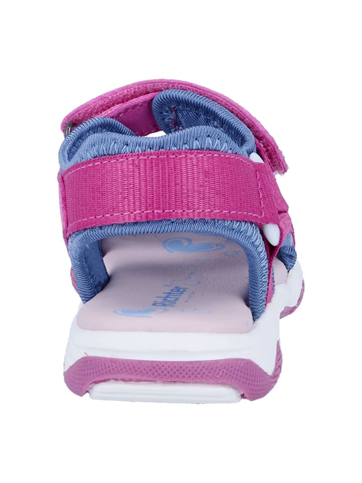 Richter Shoes Sandalen in Pink/ Blau günstig kaufen