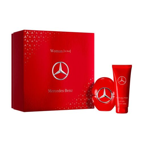 Conjunto de presente Mercedes Benz Mulher de Vermelho