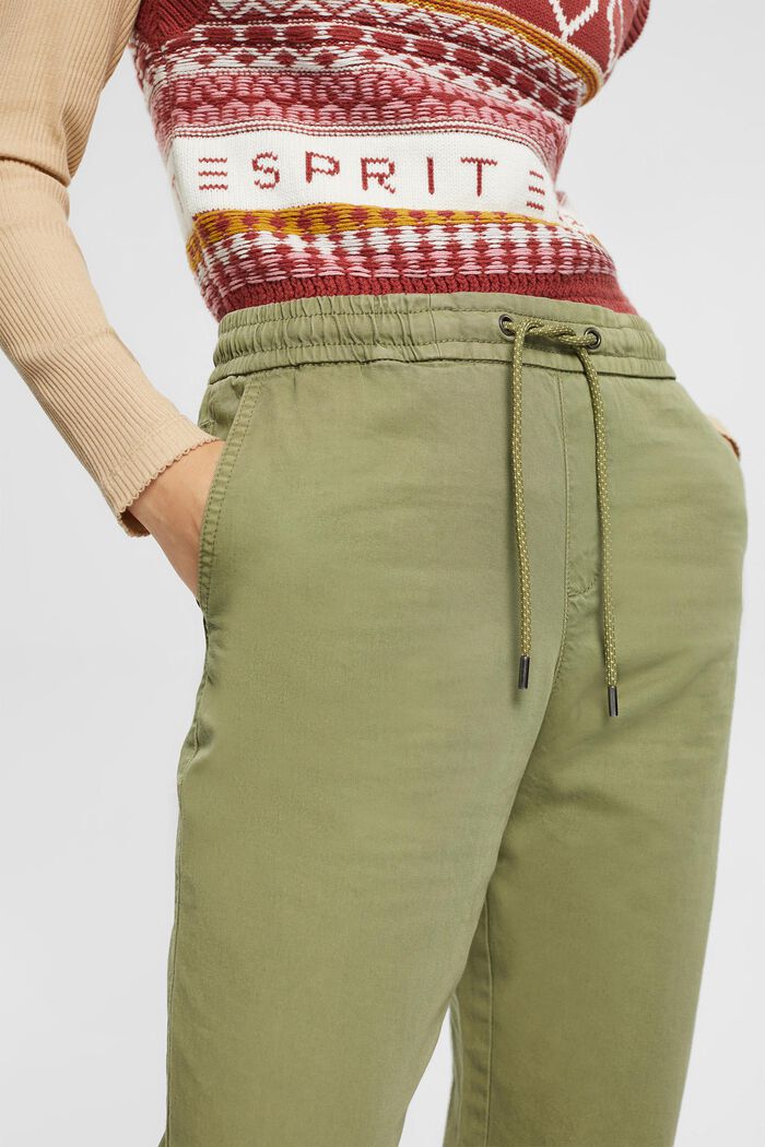 Hose mit Kordelzugbund aus Pima Baumwolle