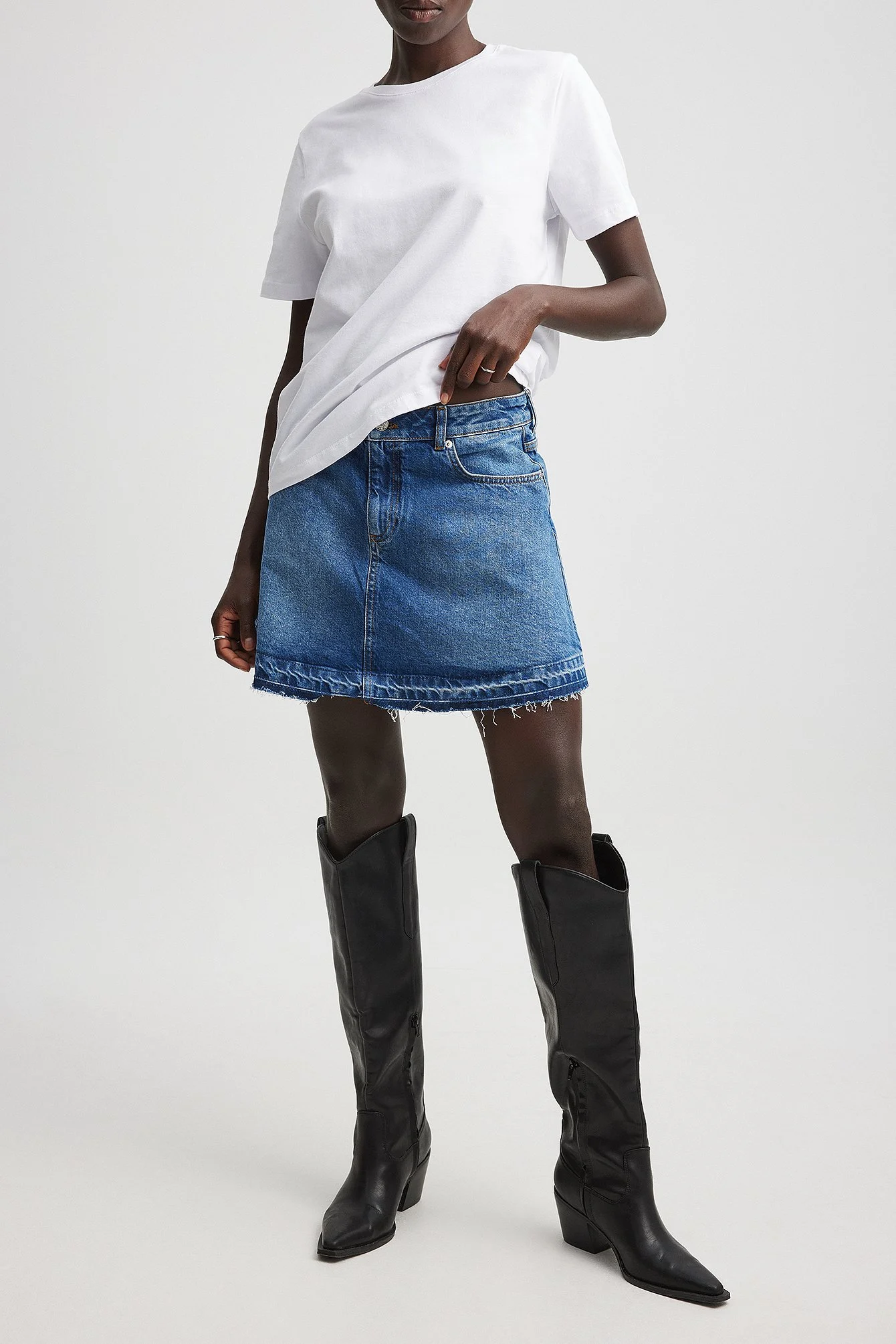 Midi Denim Rock