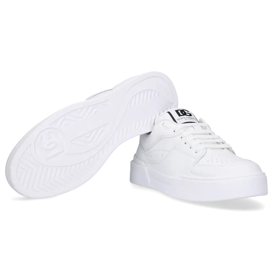 Dolce & Gabbana - Sneaker low NEW ROMA Nappaleder - weiß