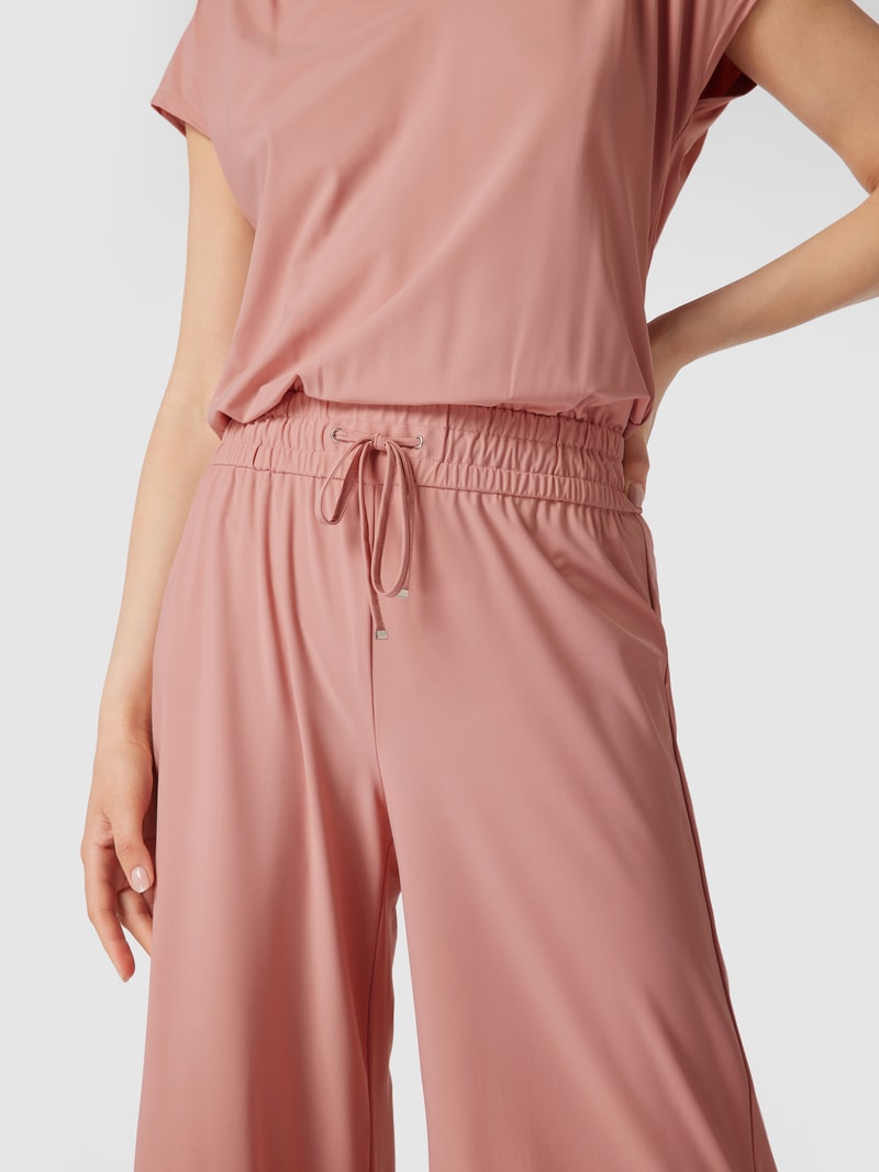 Jumpsuit mit angeschnittenen Ärmeln in hellrosa