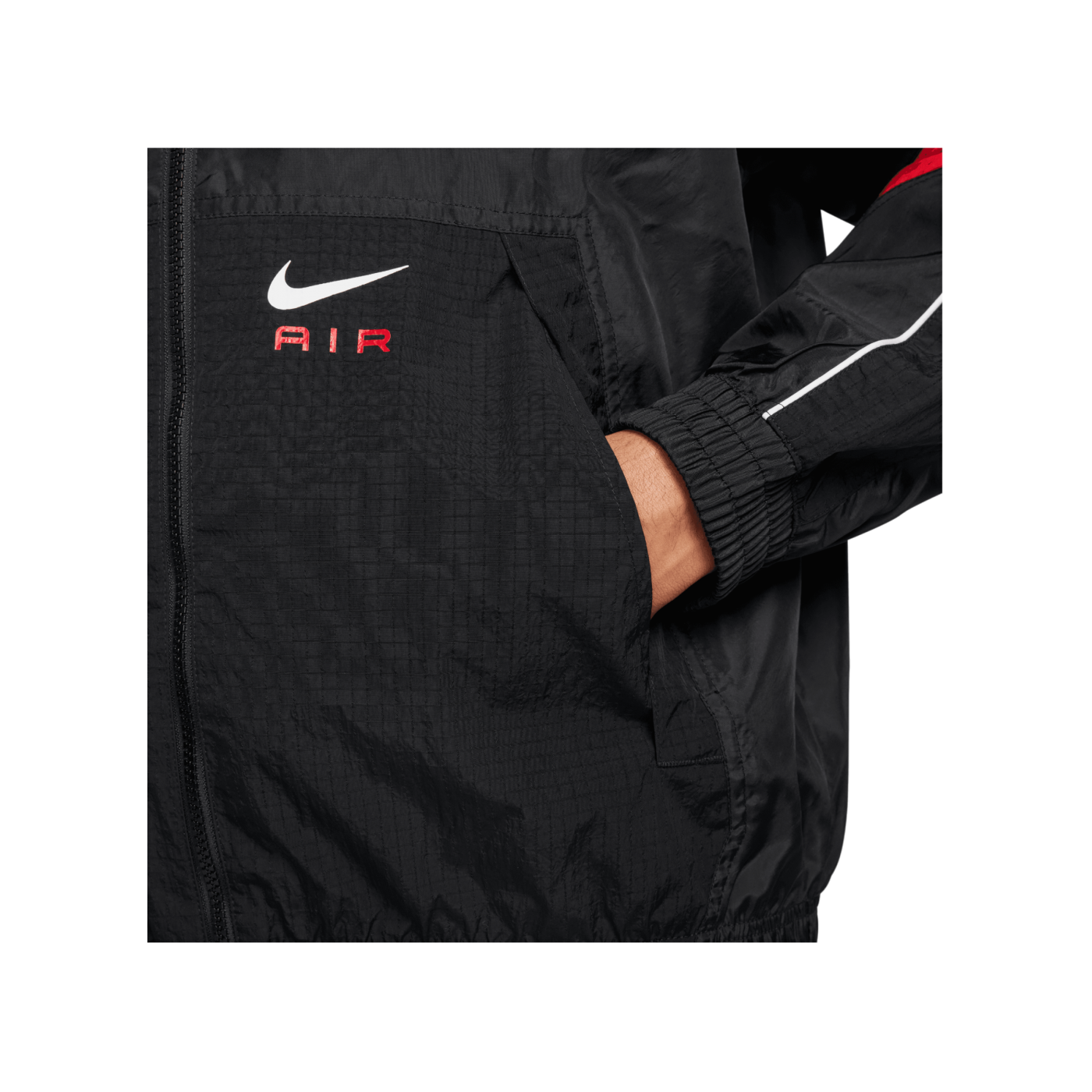 Nike Woven Air Jacke Schwarz Rot F011