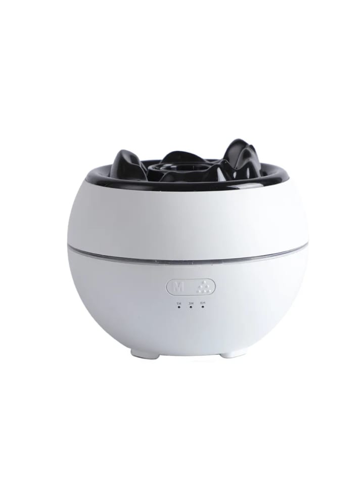 COFI 1453 Aromatherapie-Luftbefeuchter / Diffusor mit bunter Flamme, in Weiß günstig kaufen onesize